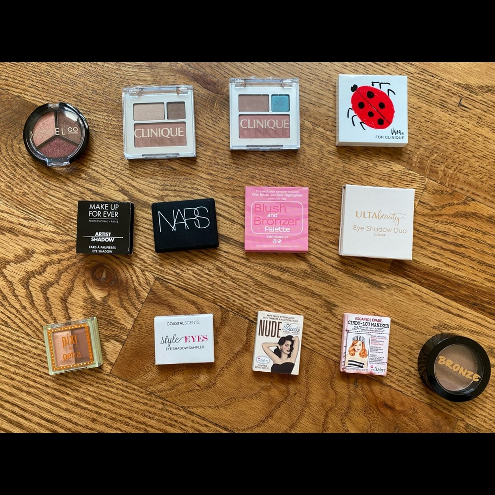 Eyeshadow, Blush, and Bronzers